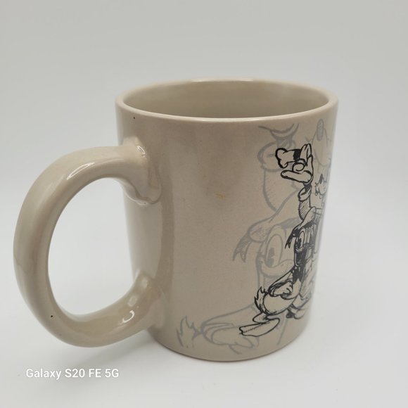 Disney Jerry Leigh Mickey Mouse Donald Duck Goofy Sketchy Mug - Picture 4 of 11